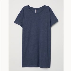 D h&m divided | navy blue tshirt dress